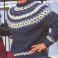 Istex strikkeopskrift 12-20 Herre sweater - Nordisk Garn