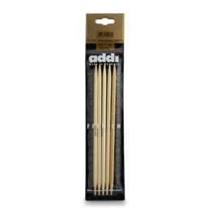 Se Addi bambus strømpepinde - 6,0mm 6,0mm - variation - - Nordisk Garn hos Nordisk Garn