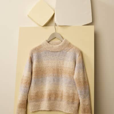 Der Granitpullover, schöner und herrlich weicher Pullover aus feiner Wolle und Alpakaseide
